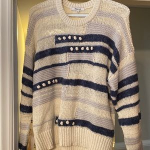 Madewell sweater, size L, never worn, new with tags.